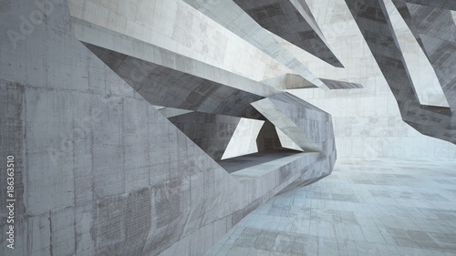 abstrakcjonistyczna-biala-i-betonowa-wewnetrzna-multilevel-przestrzen-publiczna-z-okno-3d-ilustracja-i-rendering