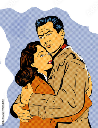 pop-art-love-para-zakochana-spleciona-retro-vintage