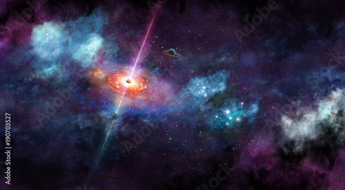 ilustracja-kosmiczna-z-kosmicznej-poswiaty-i-wirowac-i-planet
