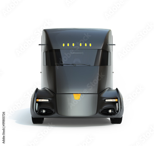 vorderansicht-des-selbstfahrenden-elektrischen-halb-lkw-getrennt-auf-weisem-hintergrund-bild-der-wiedergabe-3d
