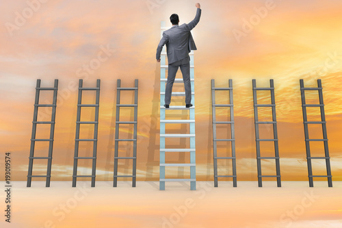 career-progression-concept-with-various-ladders