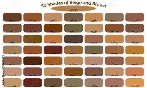 Shades Of Brown Color Isolated On White Background Tones And Shades Of Brown Color Isolated On White Background Tones And Backgrounds