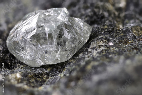 natural diamond nestled in kimberlite © Björn Wylezich