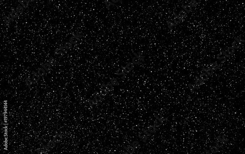 Perfect starry night sky background - outer space vector background