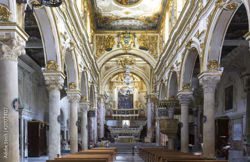 Central nave of Matera Duomo Cathedral © greta gabaglio