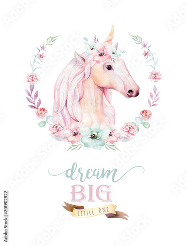 lokalisiertes-nettes-aquarell-unicorn-clipart-mit-blumen-kinderzimmer-einhorner-illustration-prinzessin-regenbogen