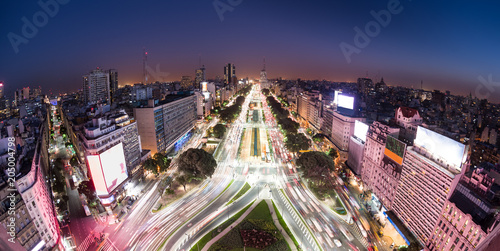 City of Buenos Aires at night