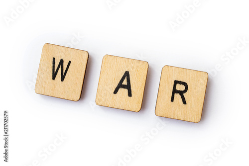 The word WAR
