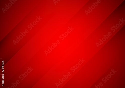 Abstract red vector background with stripes © natrot