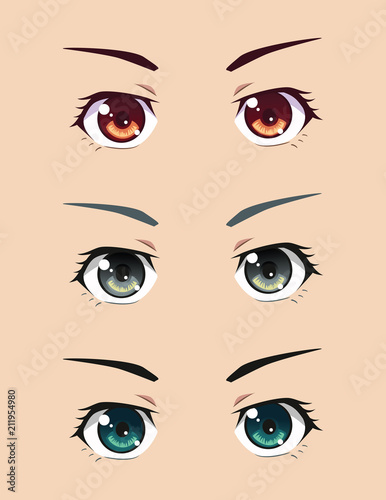 Nice Set Of Anime Eyes Buy Photos Ap Images Detailview