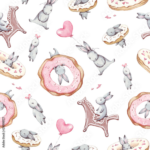akwarela-bezszwowe-wzor-tapeta-z-balonow-na-ogrzane-powietrze-paczki-babeczki-i-zwierzat-kreskowek-fantasy-bunneis-na-bialym-tle-recznie-rysowane-sztuka-tekstura
