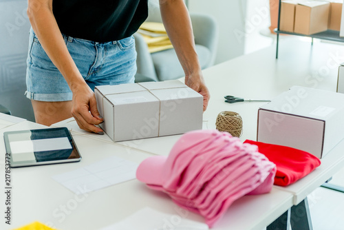 Packing the goods for sending