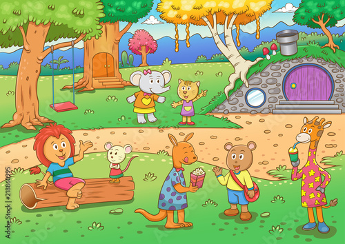 ÐаÑÑинки по запÑоÑÑ A house in the forest cartoon