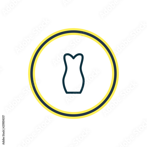 Vector Line Prom Dress