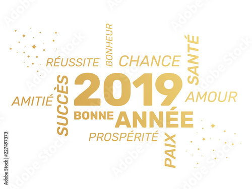 2019 - Carte de Voeux - Bonne Année © Lozz