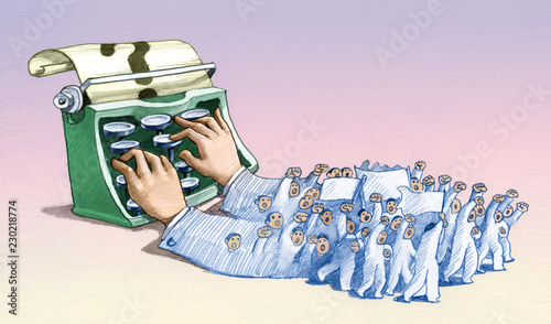 the inherits of journalist political illustration