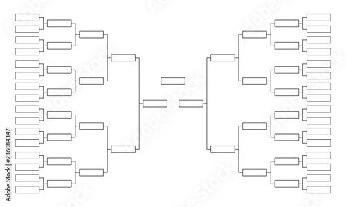 Tournament Bracket Empty Template For Compeion Charts Empty Template For Compeion Charts