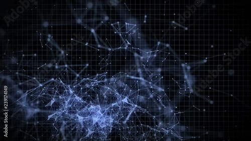 Abstract networking, Connection concept.	