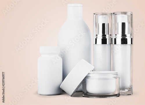 Set of cosmetic products in containers © BillionPhotos.com