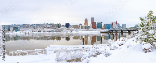 Winter Landscape of Portland Oregon © Josemaria Toscano