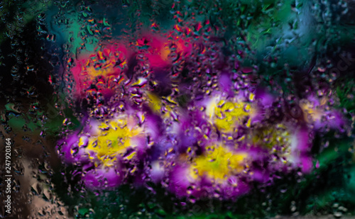 Verschwommener Blumenstrauß © blende11.photo