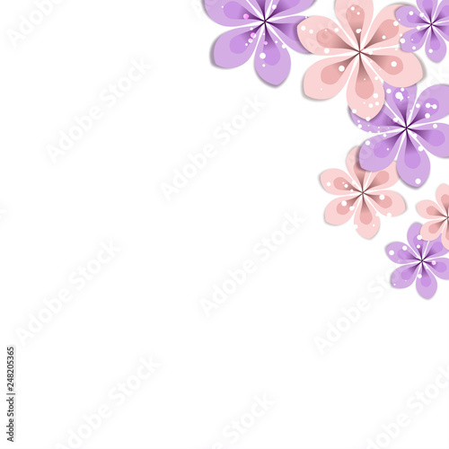 vector background with Flowers © malwa