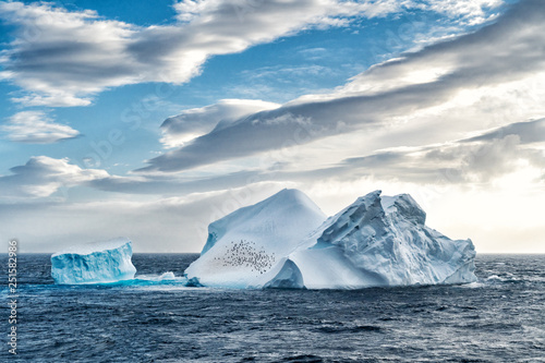 Iceberg in Antarctica sea © nickolya