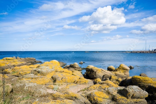 View of fishing hamlet on east coast of Bornholm island - Aarsdale, Denmark © Mariusz Świtulski