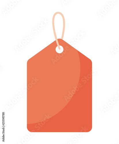 tag commercial isolated icon
