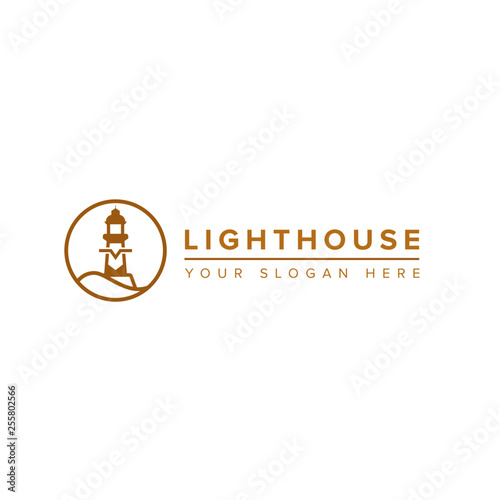 Lighthouse logo vector © Carloslms
