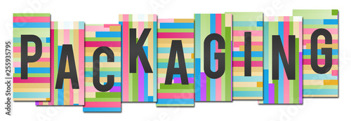 Packaging Colorful Lines Stripes 18005