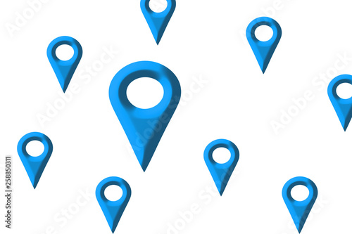 Map mark. Map destination. Map search location. マップのマーク。地図の目的地。地図の検索場所。