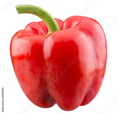red pepper isolated on a white background © yurakp