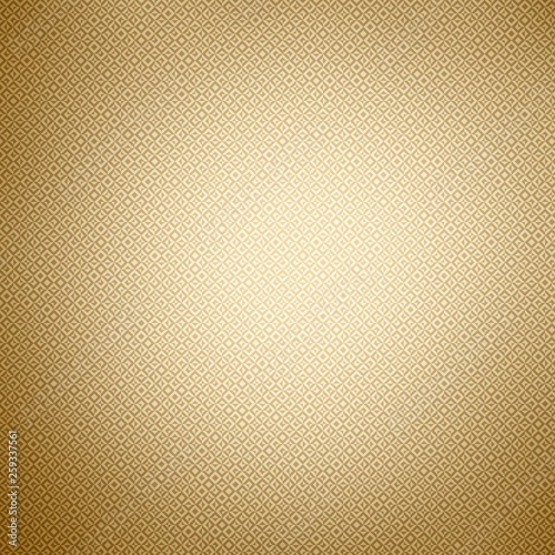 Golden background and gold print on shiny foil, texture.