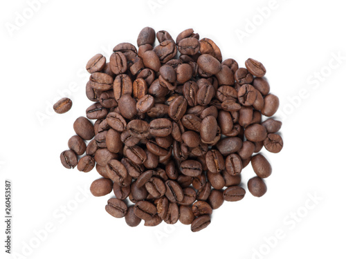 Handful of coffee beans © Igor Kovalchuk