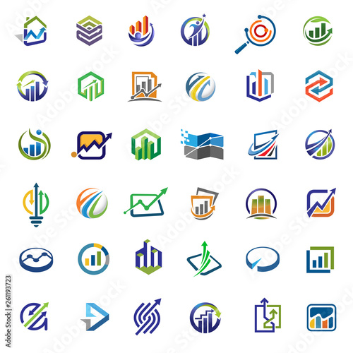 Modern Elegant and simple Illustration of marketing finance business concept.
