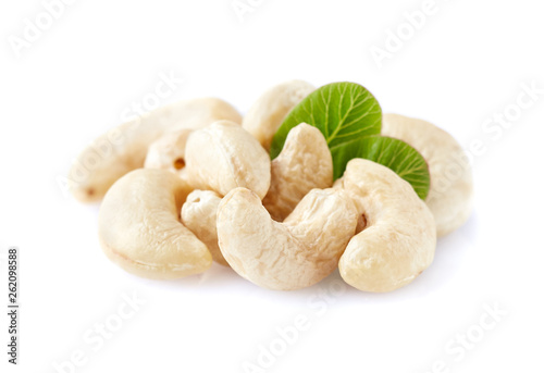 Cashew nuts with leaves © Dionisvera