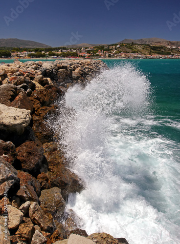 Crashing Waves, Almirida Beach, Crete, Greeke Islands