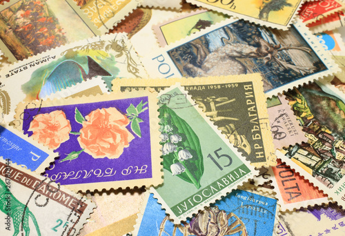 old postage stamp